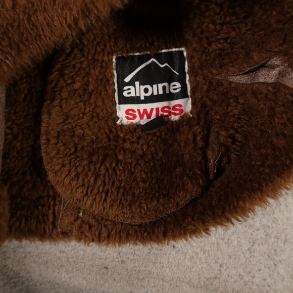 Alpine Swiss Brown Bomber Jacket - Picture 16 of 16